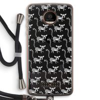 Makis: Motorola Moto Z Force Transparant Hoesje met koord