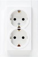 Enzo Kopp hk07 pure mat wit inbouw stopcontact ra dubbel - 4624120