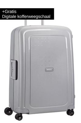 Samsonite S&apos;cure Spinner 75cm Zilver