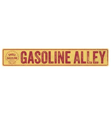 Shell Gasoline Alley Bord - Metaal Wandbord met Relief 91,5 cm