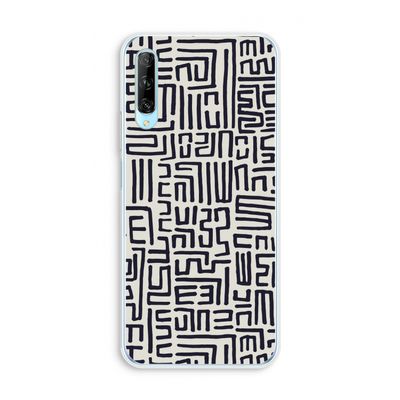 Moroccan Print: Huawei P Smart Pro Transparant Hoesje