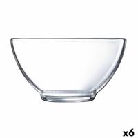 Kom Luminarc Ariba Transparant Glas 500 ml (6 Stuks)