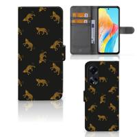 Telefoonhoesje | Met pasjeshouder | voor OPPO A98 5G Leopards
