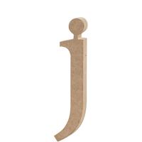 Creativ Company Letter, j, h: 15,5 cm, dikte 2 cm, 1 stuk