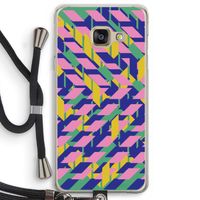 Skew Blush 1: Samsung Galaxy A3 (2016) Transparant Hoesje met koord