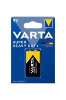 Varta superlife 9v. zink-carbon. per stuk. (hangverpakking) Varta superlife 9v. zink-carbon. per stuk. (hangverpakking)