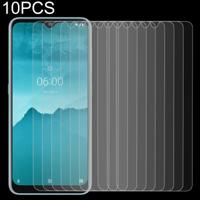 10 stuks voor Nokia 6 2 2.5 D niet-volledig scherm gehard glas film