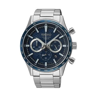 Seiko SSB445P1 Zilverkleurig Heren horloge