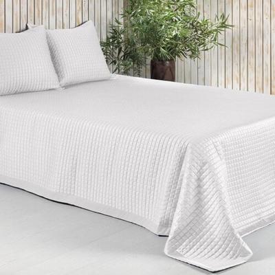 Dommelin Dommelin Sprei Chicago Satijn 300TC Wit 180x260 cm