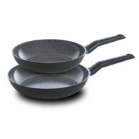 BK Blue Label Stone koekenpannenset - set van 2 - keramisch (PFAS vrij)