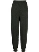 Barrie cashmere knitted trousers - Vert - thumbnail