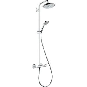 Hansgrohe Croma 220 Showerpipe met thermostaatkraan chroom 27185000