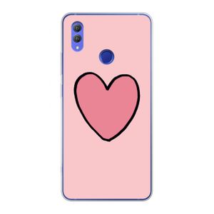 Hartje: Honor Note 10 Transparant Hoesje