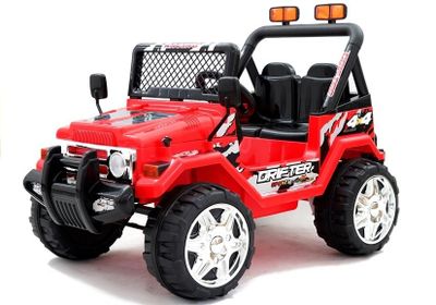 Viking Choice  Elektrisch bestuurbare Jeep Drifter - rood
