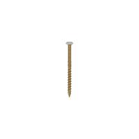 Dynaplus Gevelschroef Ar-Bronze Ck Witte Kop Torx TX15 4.0X50/28  | 200 stuks - 0284.08.25908