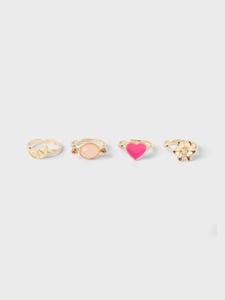 Name it zomer ring box (4pc) meisjes - goud - Nkfacc