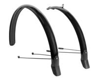 Eurofender Spatbordset 28" lampo 58 mm breed - mat zwart