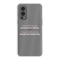 gij zijt ook iemand: OnePlus Nord 2 5G Transparant Hoesje