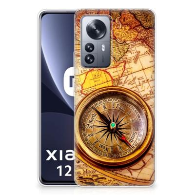 Xiaomi 12 Pro | Silliconen Back Cover | Kompas