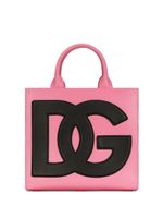 Dolce & Gabbana sac cabas à logo appliqué - Rose