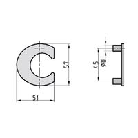 Basi 7300-0014 Huisnummerbord RVS - thumbnail