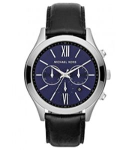 Horlogeband Michael Kors MK8307 Leder Zwart 22mm