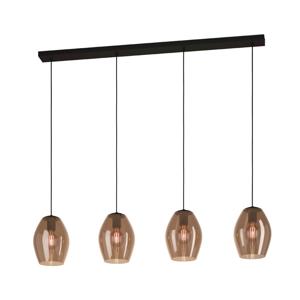 Stars of Light Hanglamp amberglasEstanys 1 4-lichts - 390162