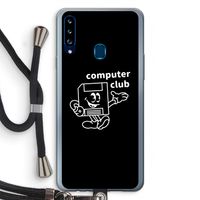 Floppyhead: Samsung Galaxy A20s Transparant Hoesje met koord