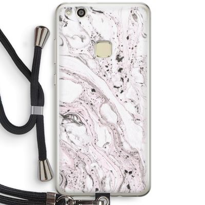 Mengelmoes: Huawei Ascend P10 Lite Transparant Hoesje met koord