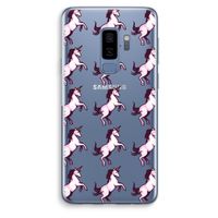 Musketon Unicorn: Samsung Galaxy S9 Plus Transparant Hoesje