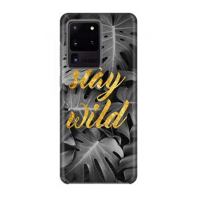 Stay wild: Volledig geprint Samsung Galaxy S20 Ultra Hoesje