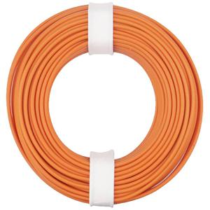 Donau Elektronik 150-017 Draad 1 x 0.50 mm² Oranje 10 m