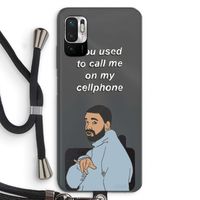 Hotline bling: Xiaomi Redmi Note 10 5G Transparant Hoesje met koord