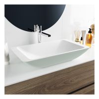 Waskom Mondiaz Topi | 60x10x35 cm | Solid Surface | Vrijstaand | Rechthoekig | Greey