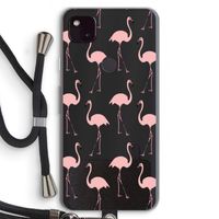 Anything Flamingoes: Pixel 4a 5G Transparant Hoesje met koord
