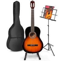 MAX SoloArt klassieke akoestische gitaar met muziek- en