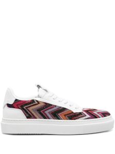 Missoni baskets à motif zigzag - Blanc