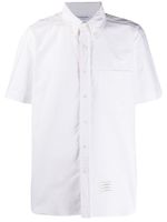 Thom Browne chemise à patch logo - Blanc - thumbnail