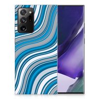 Samsung Galaxy Note20 Ultra TPU bumper Waves Blue - thumbnail