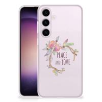 Samsung Galaxy S24 Telefoonhoesje met Naam Boho Text