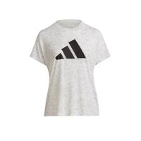 adidas Performance Plus Size 2.0 Sportwear sport T-shirt wit melange - thumbnail