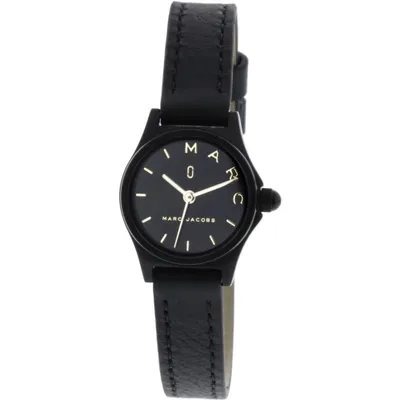 Horlogeband Marc by Marc Jacobs MJ1627 Leder Zwart 10mm
