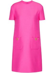 Valentino Garavani robe courte Crepe Couture - Rose