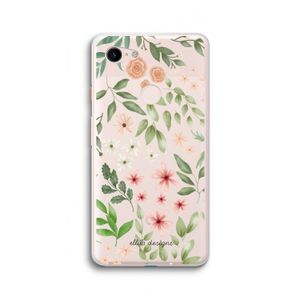 Botanical sweet flower heaven: Google Pixel 3 XL Transparant Hoesje