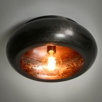 LifestyleFurn Plafondlamp 'Yamil' Ø42cm, kleur Zwart Nikkel
