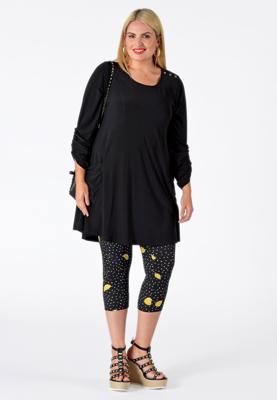 Yoek Legging LEMON | Zwart | Maat XXL