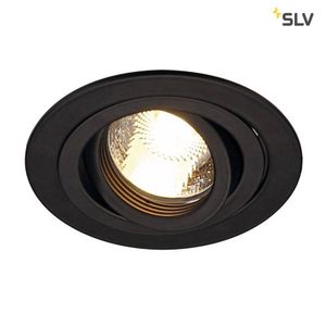 SLV New Tria Rond GU10 230V ZWART inbouwspot