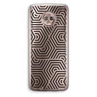 Magic pattern: Motorola Moto G6 Transparant Hoesje - thumbnail