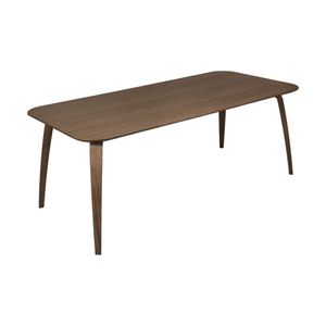 Gubi Dining eettafel Rectangular 200x100 cm walnut