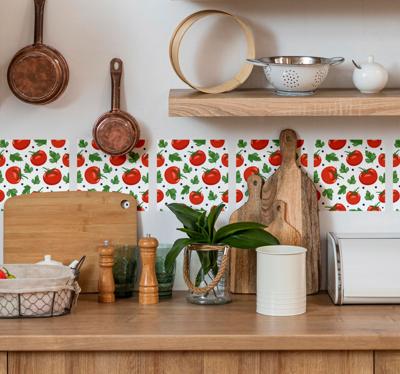 Tegelsticker keuken tomaten